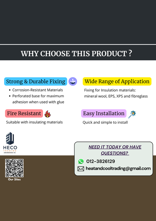 Aluminium Insulation Pins 1000 PCS W Washers for Fastening Insulation Materials 38mm/65mm Length