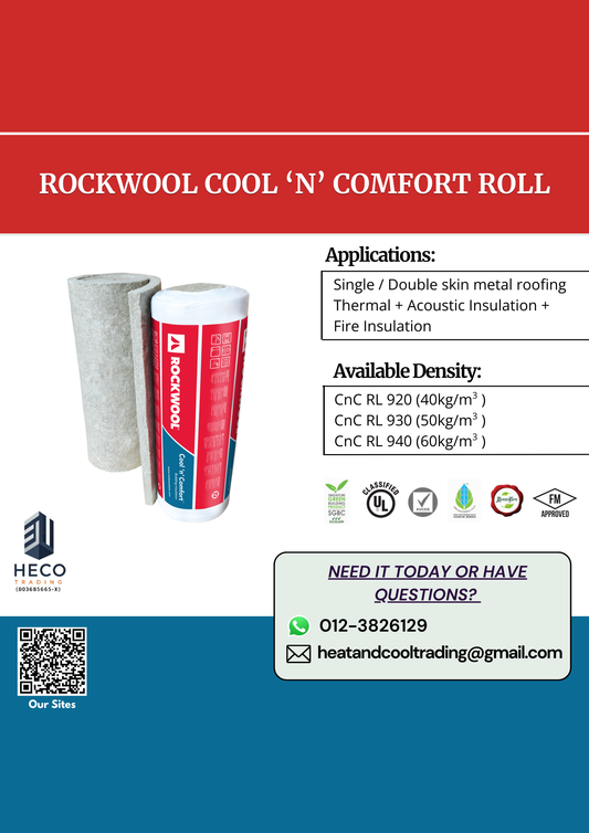Rockwool Cool 'n' Comfort Blanket for Heat Insulation