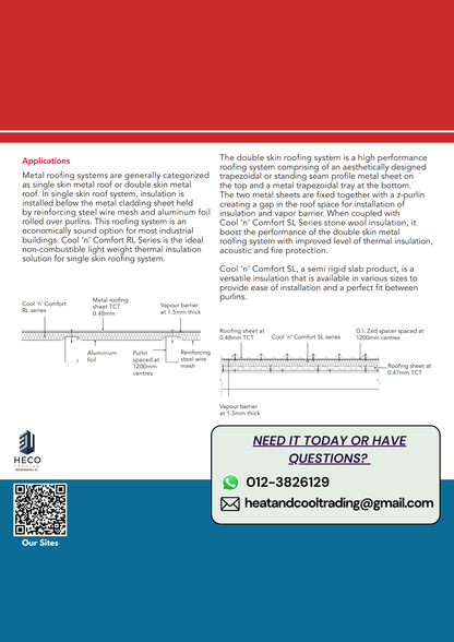 Rockwool Cool 'n' Comfort Blanket for Heat Insulation